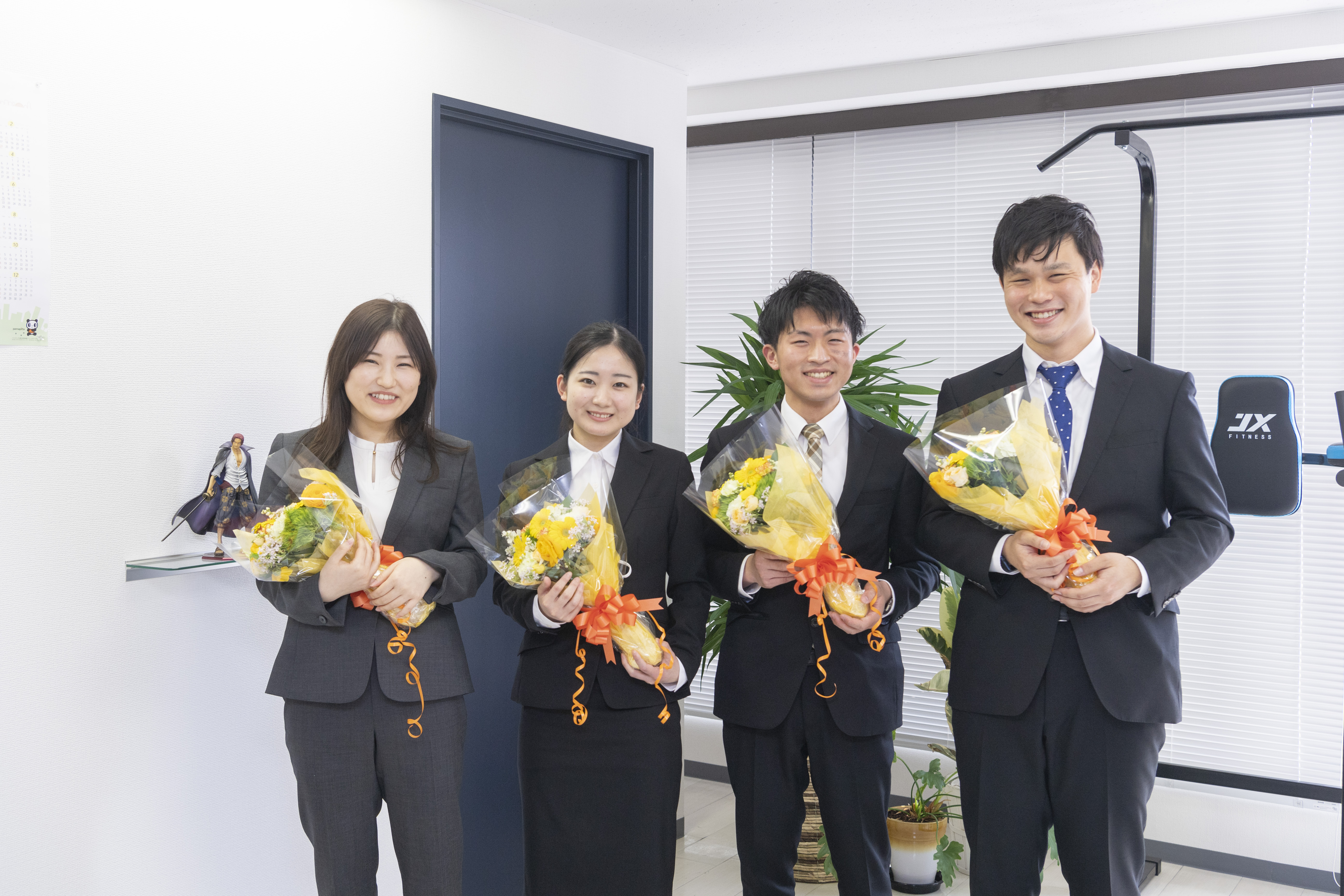 新入社員 記念写真